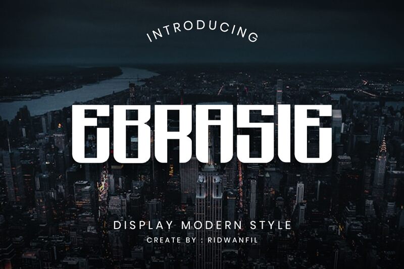 EBRASIE Schriftart