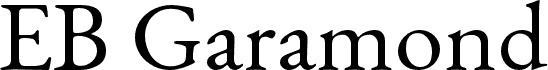 EB Garamond Regular SmallCaps font