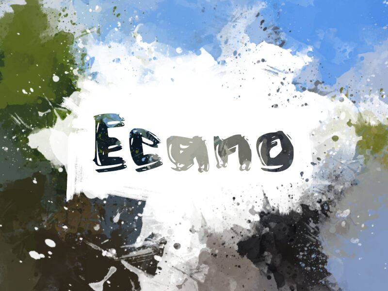 e Ecano Czcionka