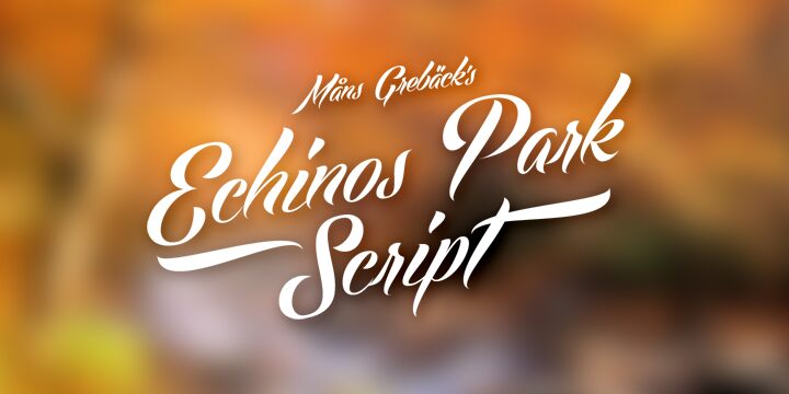 Echinos Park Script Schriftart