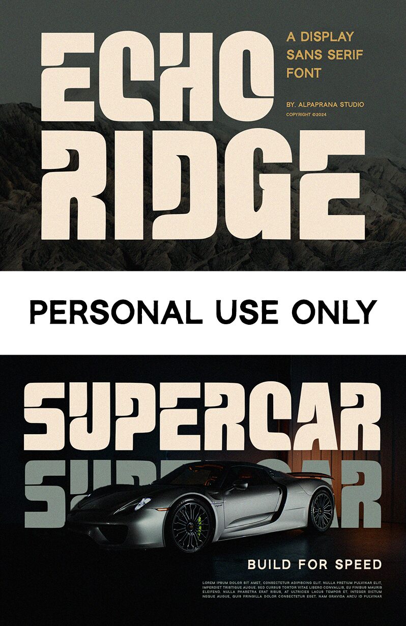 Echo Ridge Font