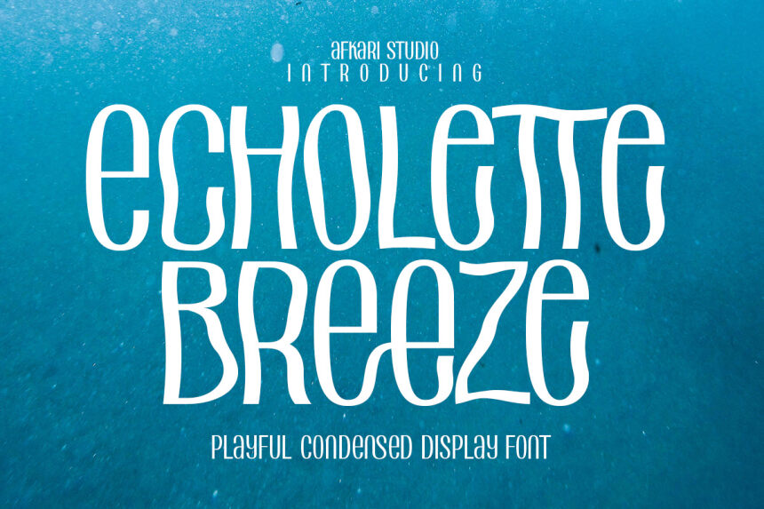 Echolette Breeze Regular — Presentación de la fuente
