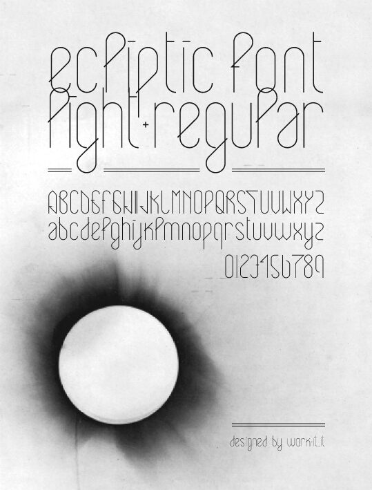 Ecliptic Czcionka