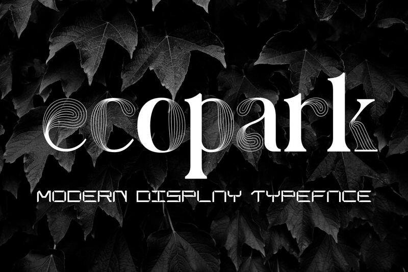 ecopark Schriftart