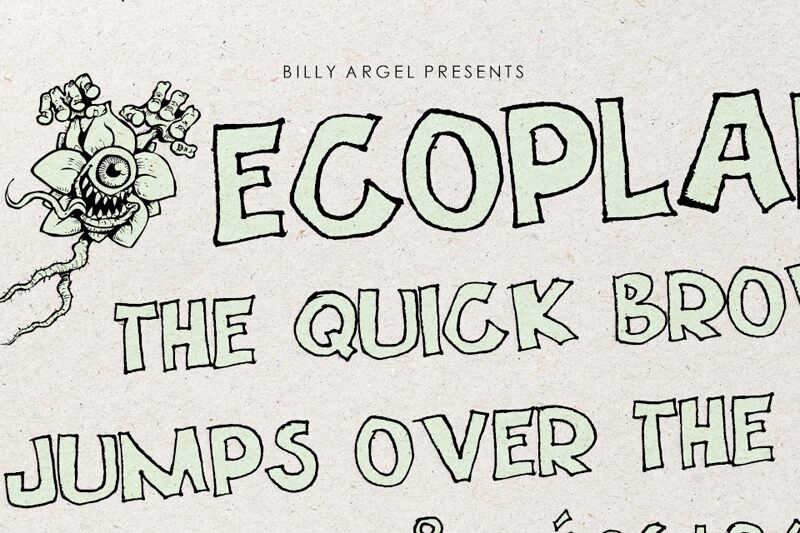 ECOPLANET Schriftart