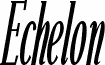 Echelon Condensed Italic