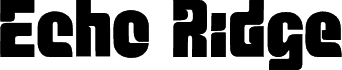 Preview of the Echo Ridge Regular font