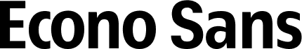 ÉconoSans Reduced 75 Bold