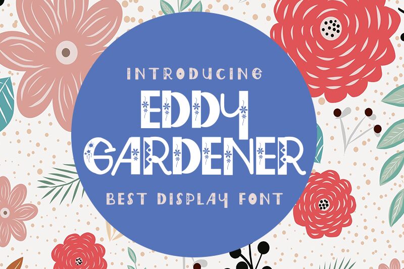 Eddy Gardener Шрифт