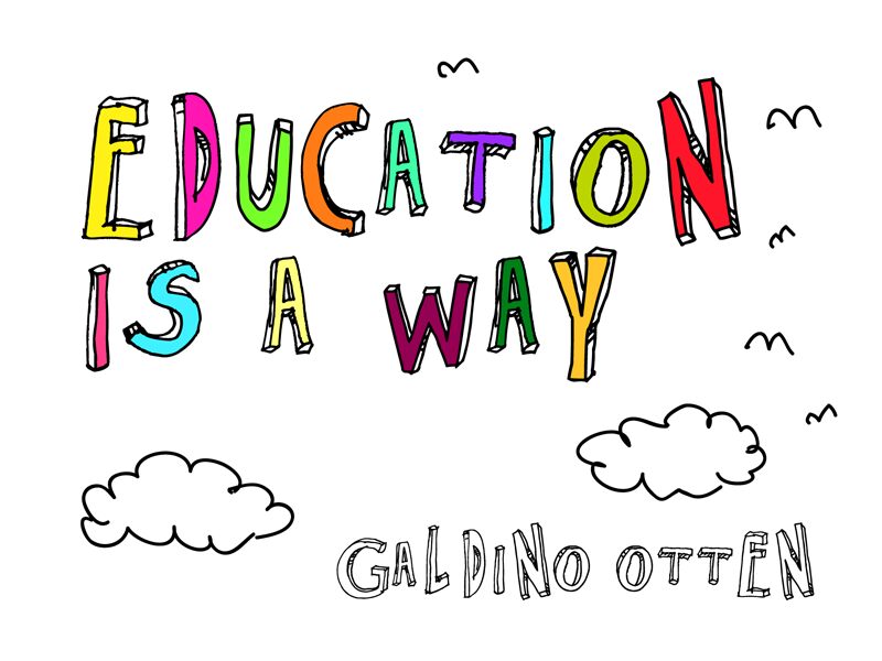 Education is a Way Czcionka