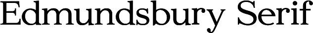 Edmundsbury Serif Regular