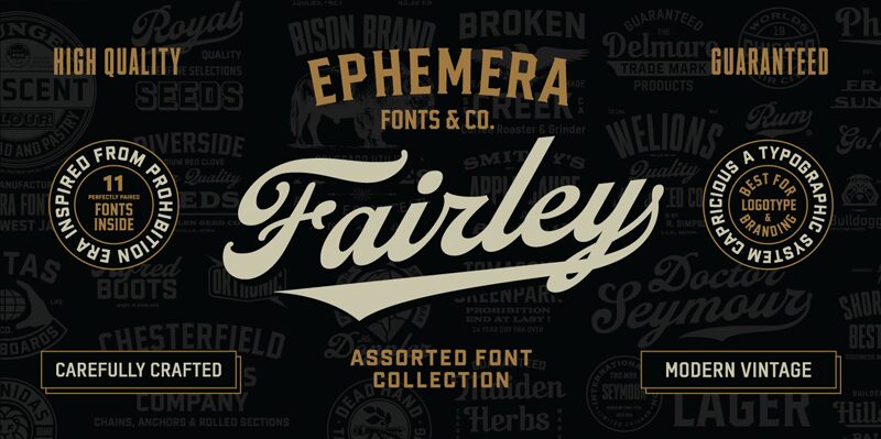EFCO Fairley Schriftart