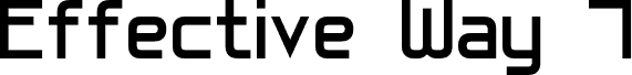 Effective Way 7