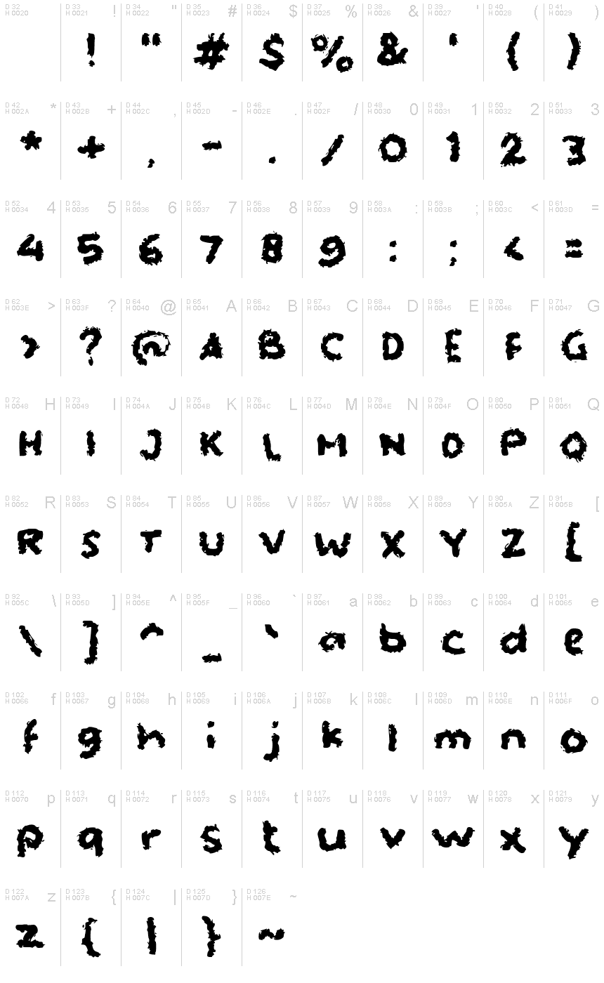 EFEK JERA font | Fonts2u.com