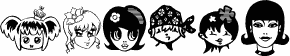 Preview of the Egirlz font
