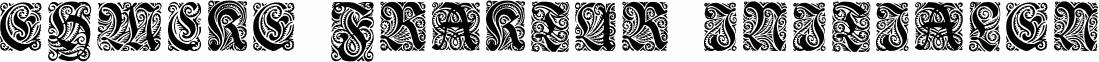 Ehmcke-Fraktur Initialen