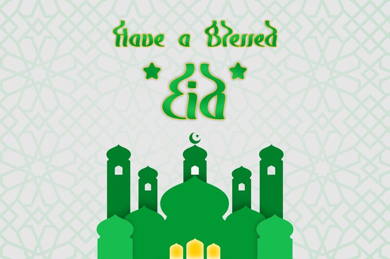 Eid Fitr Schriftart