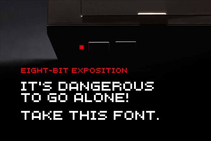 Eight-Bit Exposition — 字体展示
