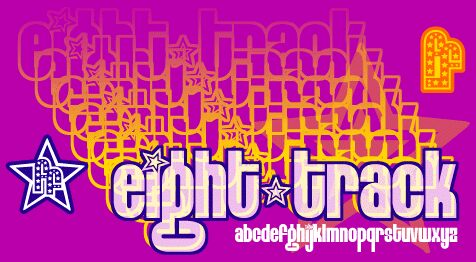 Eight Track Schriftart