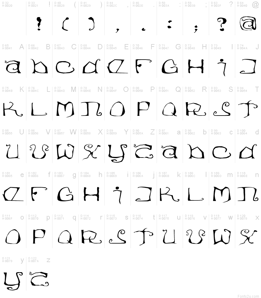 Eisregen font