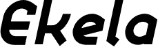 Ekela ExtraBold Italic
