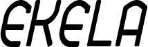 Ekela Round Condensed Italic
