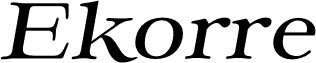 Ekorre PERSONAL USE ONLY Regular Italic