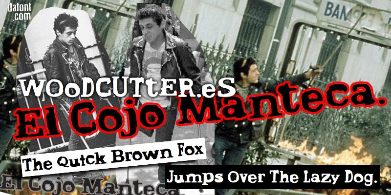 El Cojo Manteca Czcionka