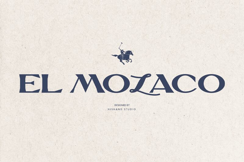 EL MOLACO Czcionka