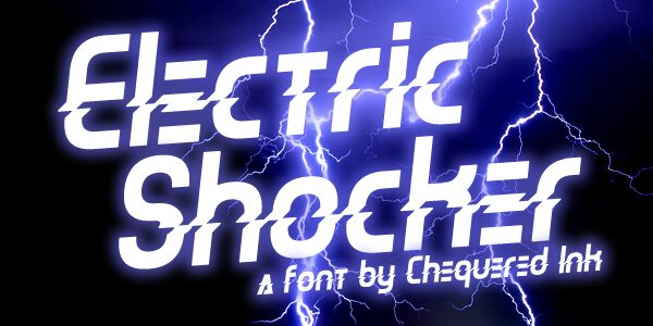 Electric Shocker Czcionka
