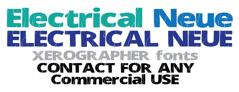 ElectricalNeue Czcionka