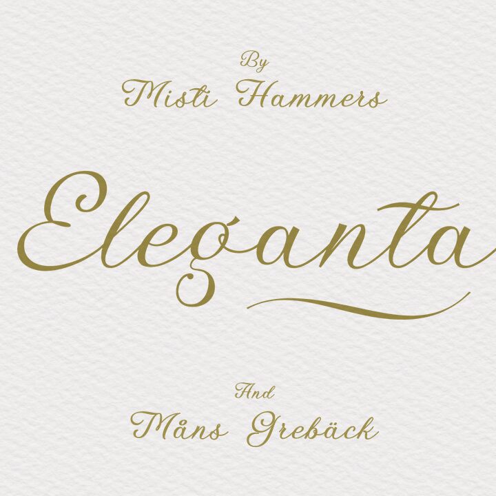 Eleganta Schriftart