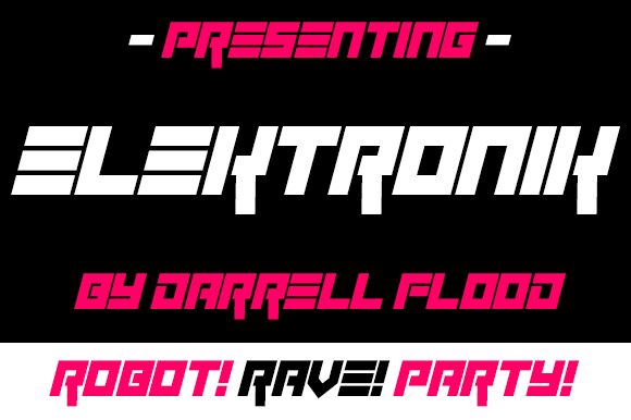 Elektronik Font