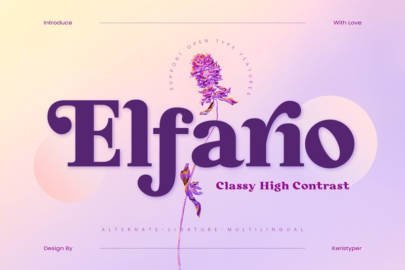 Elfario Schriftart