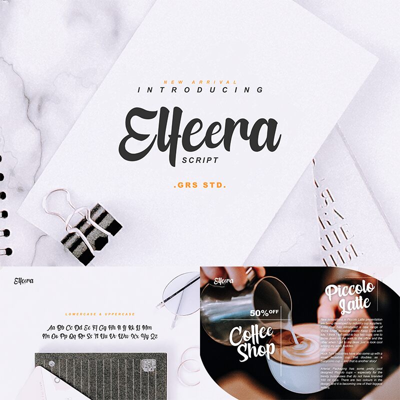 Elfeera Script Schriftart