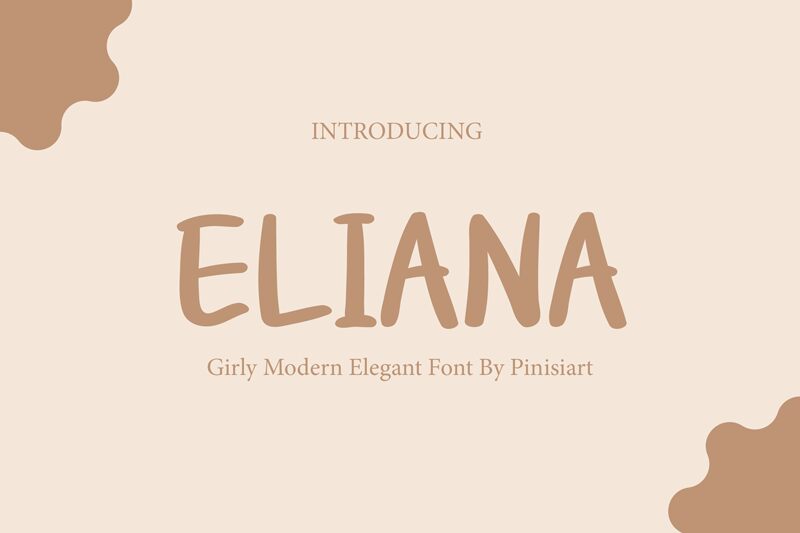 Eliana Шрифт
