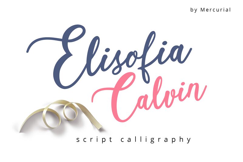 Elisofia Calvin Schriftart