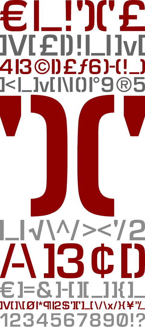 Elite Schriftart