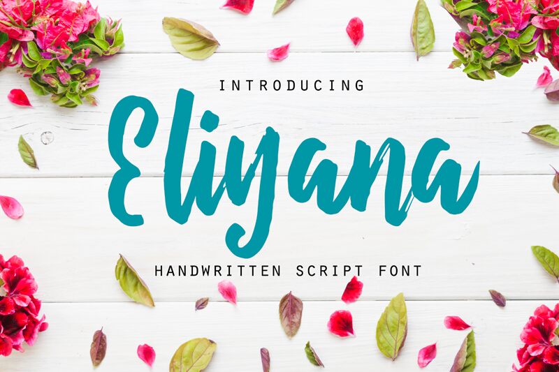Eliyana Schriftart