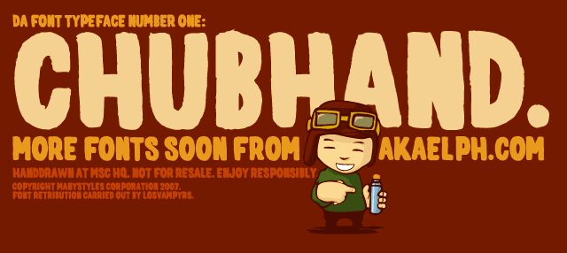 elph_chubba Schriftart