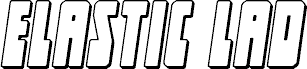 Elastic Lad 3D Expanded Italic