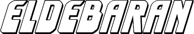 Anteprima del carattere Eldebaran 3D Italic