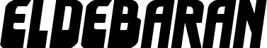 Anteprima del carattere Eldebaran Slight-Italic
