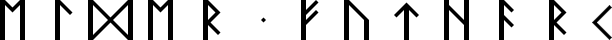 Elder Futhark Regular
