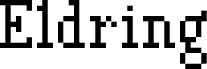 Eldring Condensed Regular