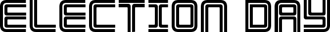 Election Day Bold 字体预览