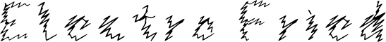 Náhled písma ElectroFried