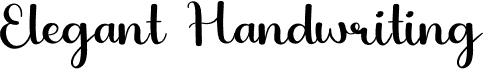 Elegant Handwriting