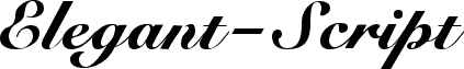 Elegant-Script