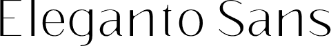 Eleganto Sans Thin